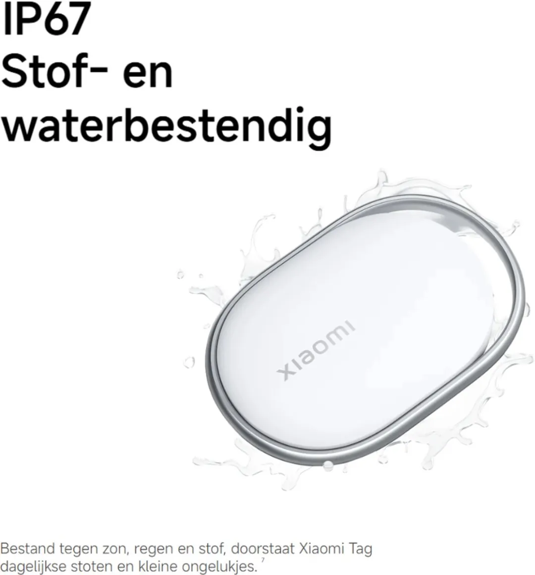 Xiaomi Tag 4-pack Bluetooth Tracker - IP67 - Vervangbare batterij