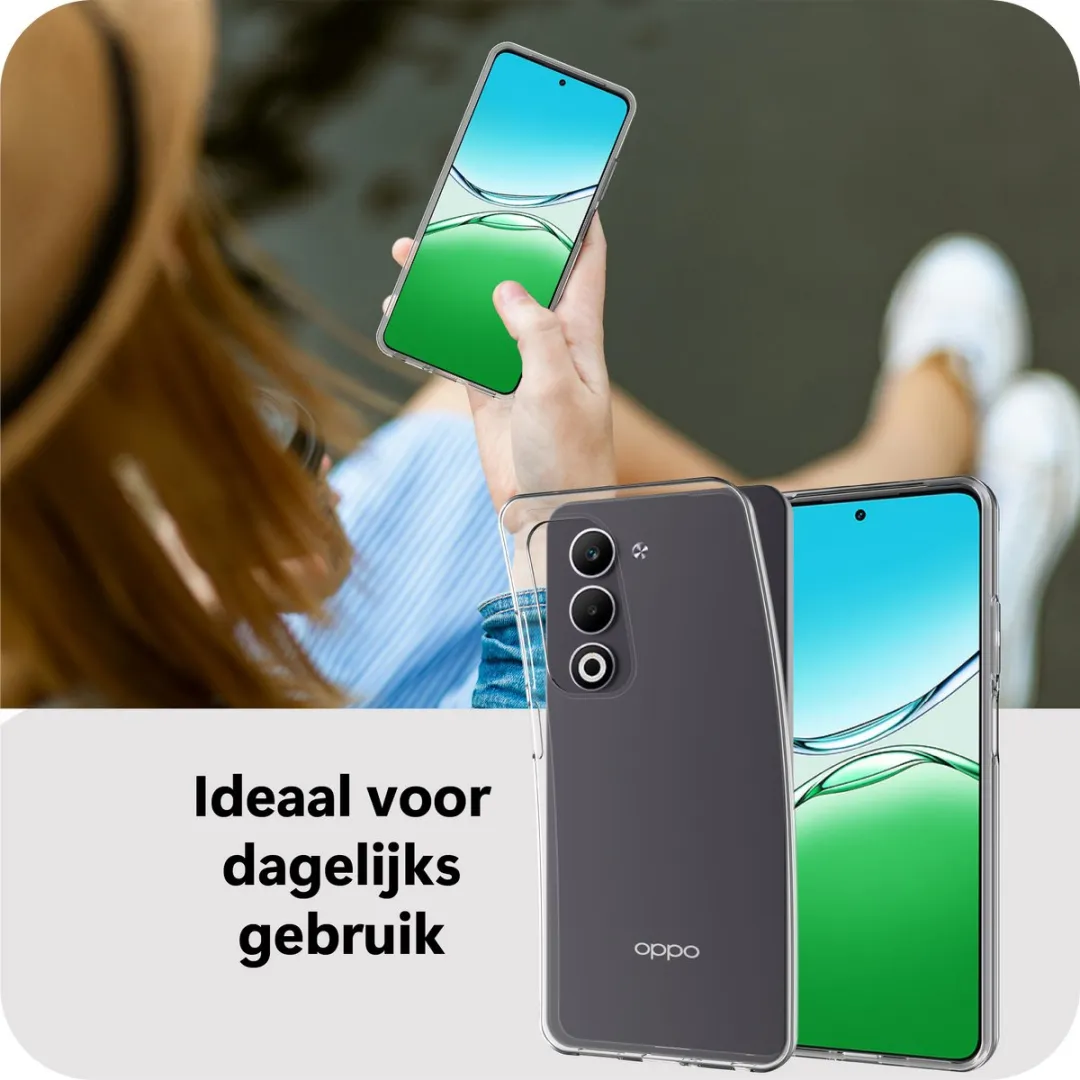 Just in Case Oppo A5M Siliconen Hoesje - Transparant MOO2803KL0