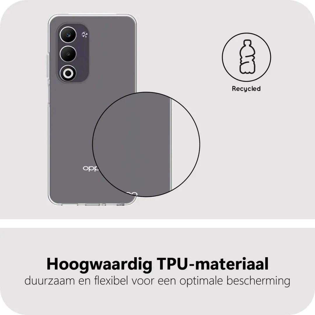Just in Case Oppo A5M Siliconen Hoesje - Transparant MOO2803KL0