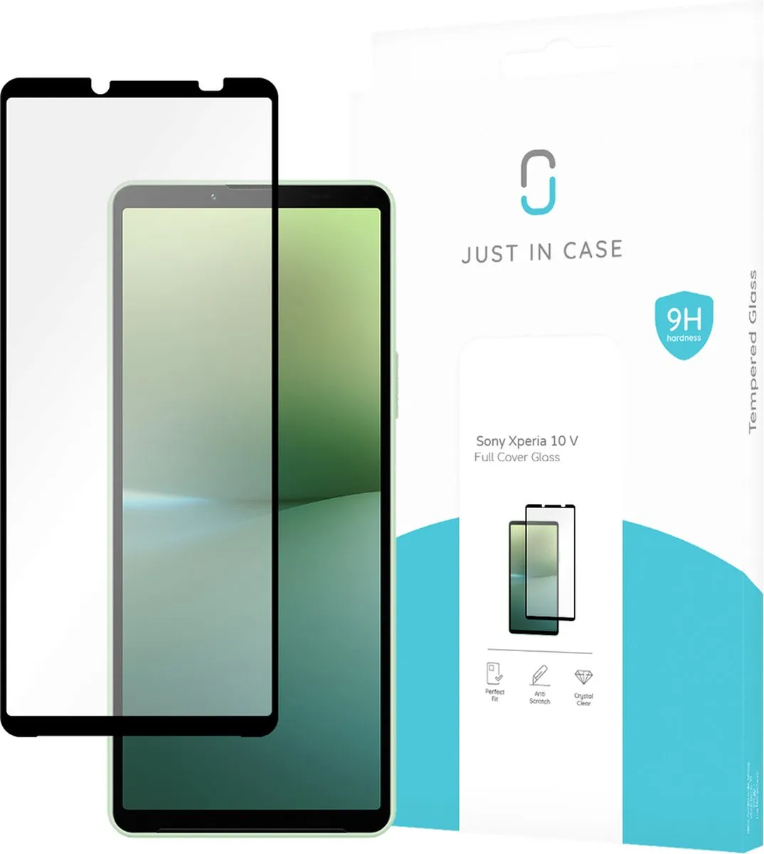 Just in Case Sony Xperia 10 V Full Cover Glas Screenprotector