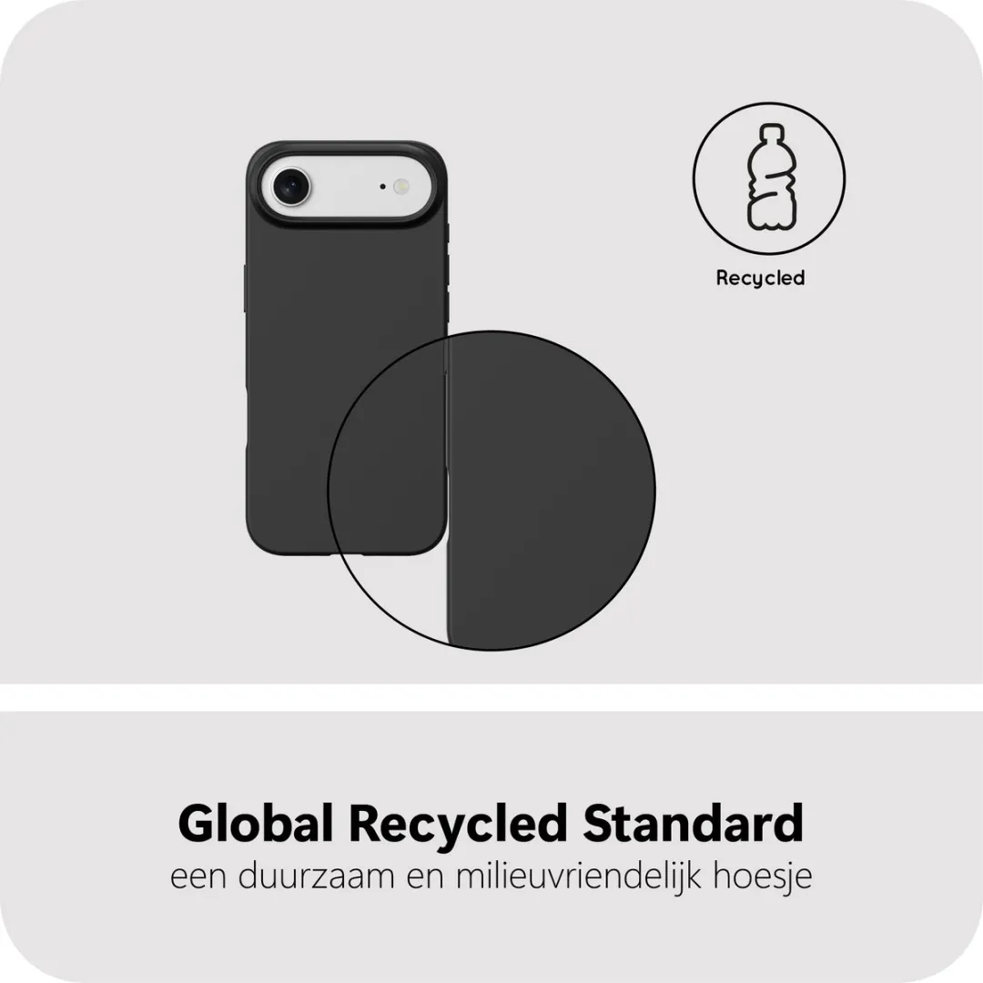 Just in Case iPhone Air MAP2764ZC1 Siliconen Hoesje - Zwart - afbeelding 6 van 6