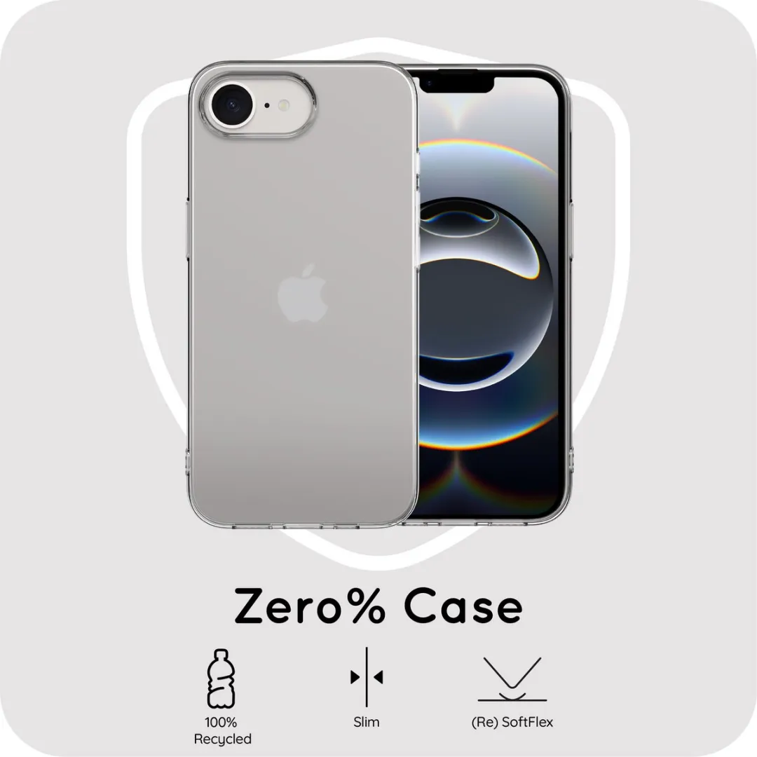 Just in Case iPhone 17e/16e Siliconen Hoesje 8506597 - Transparant