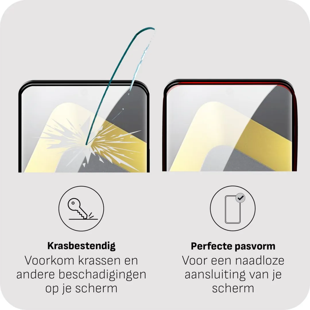 Just in Case Screenprotector Xiaomi Poco M8 5G - Full Cover Gehard Glas - afbeelding 6 van 6