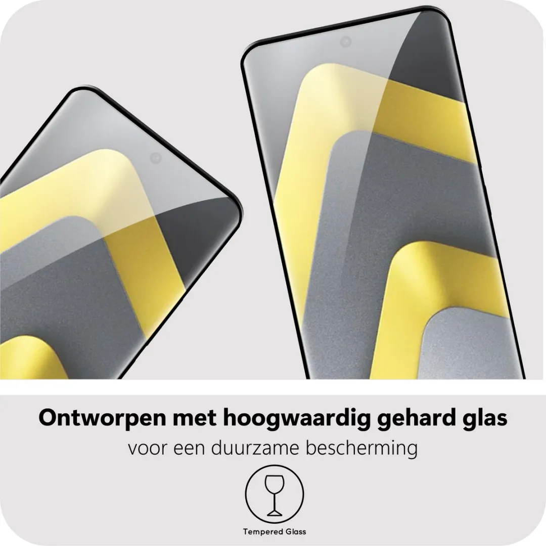 Just in Case Screenprotector Xiaomi Poco M8 5G - Full Cover Gehard Glas
