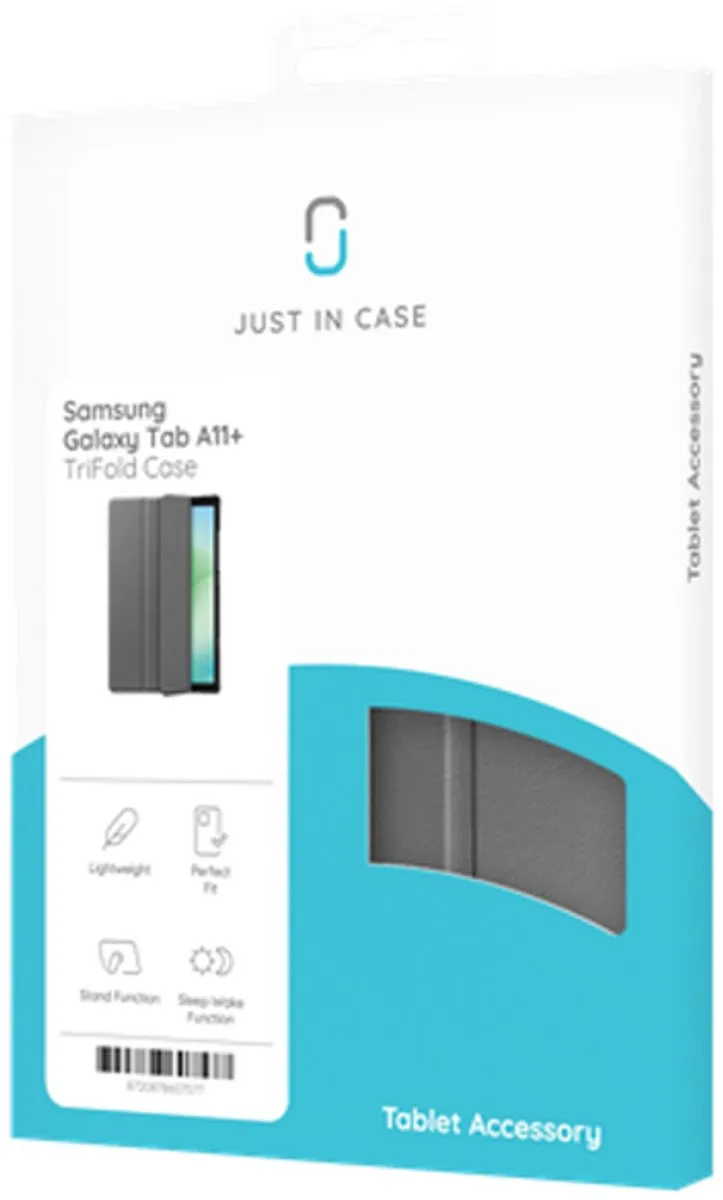 Just in Case TSA2813TF3 Tablethoes - Samsung Galaxy Tab A11/A9 Plus Grijs