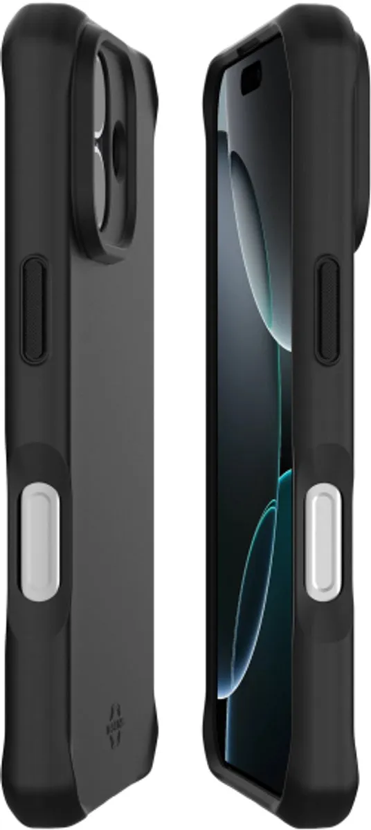 ITSKINS iPhone 17 Hardcase Level 3 SpectrumSilk R - Zwart AP7N-HBURN-BLCK