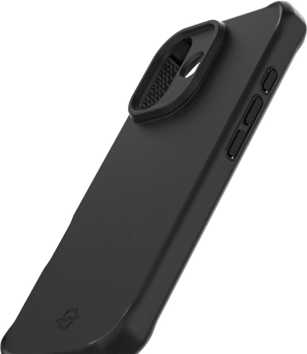 ITSKINS iPhone 17 Hardcase Level 3 SpectrumSilk R - Zwart AP7N-HBURN-BLCK