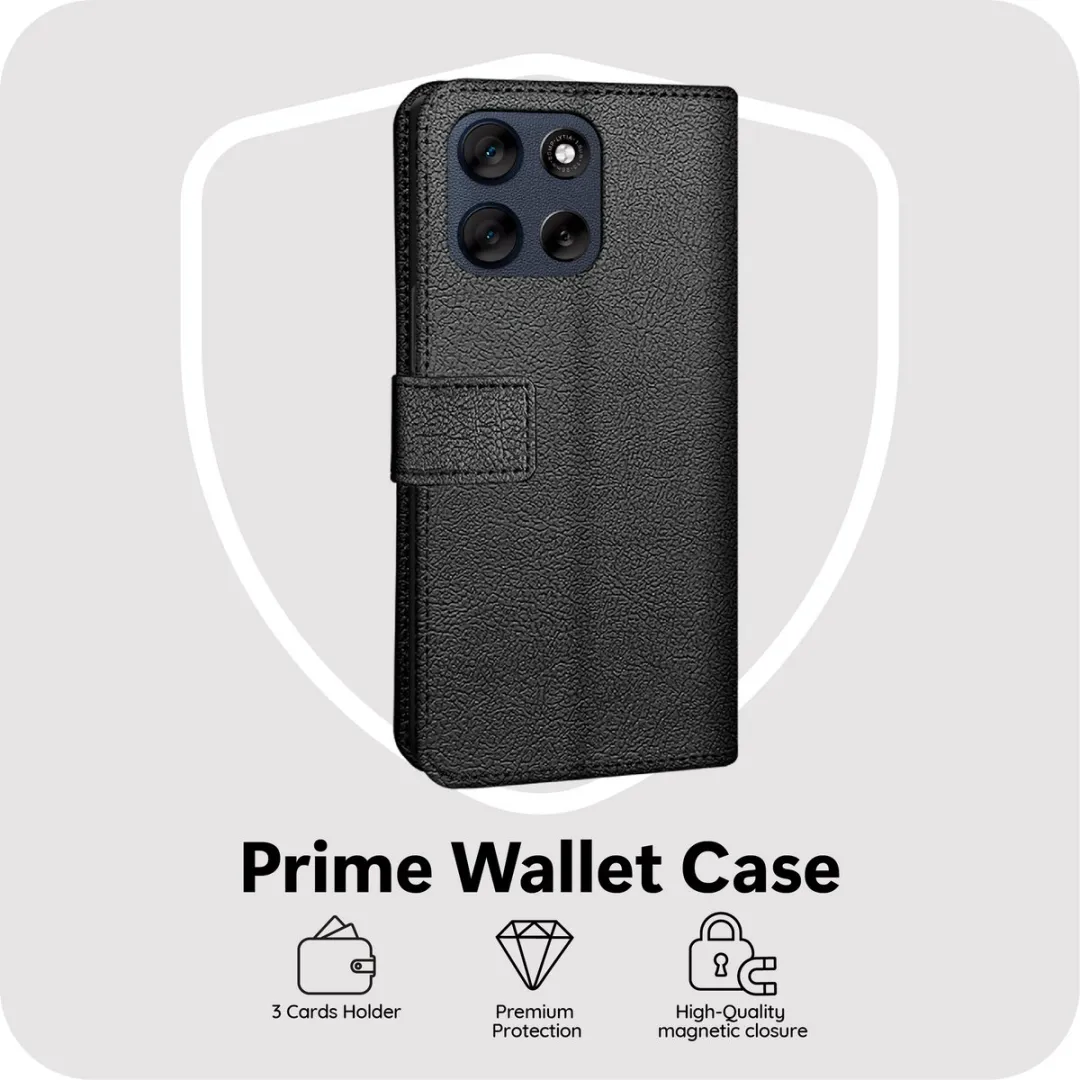 Just in Case Moto G56 Bookcase Classic Hoesje MMT2766CW1 - Zwart