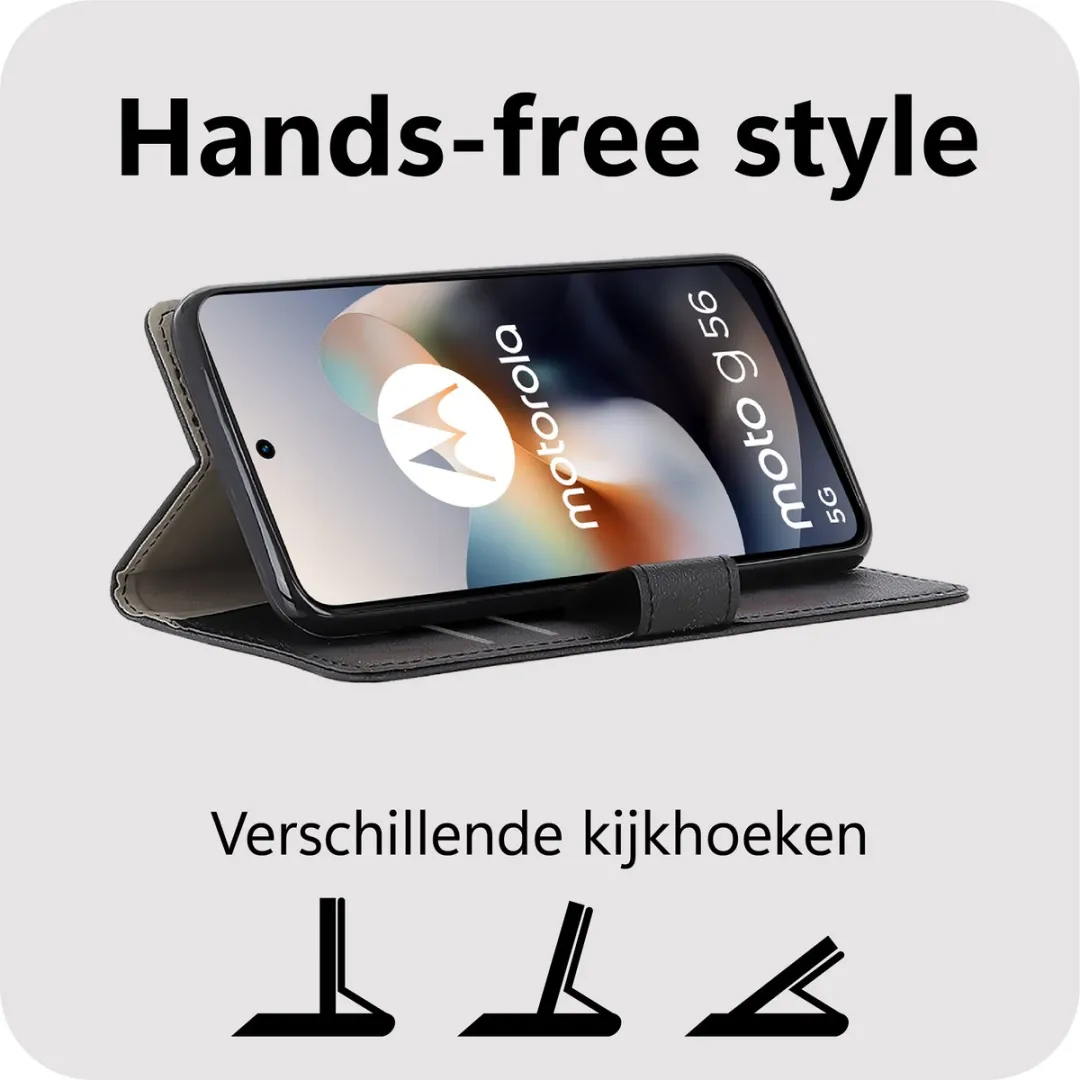 Just in Case Moto G56 Bookcase Classic Hoesje MMT2766CW1 - Zwart