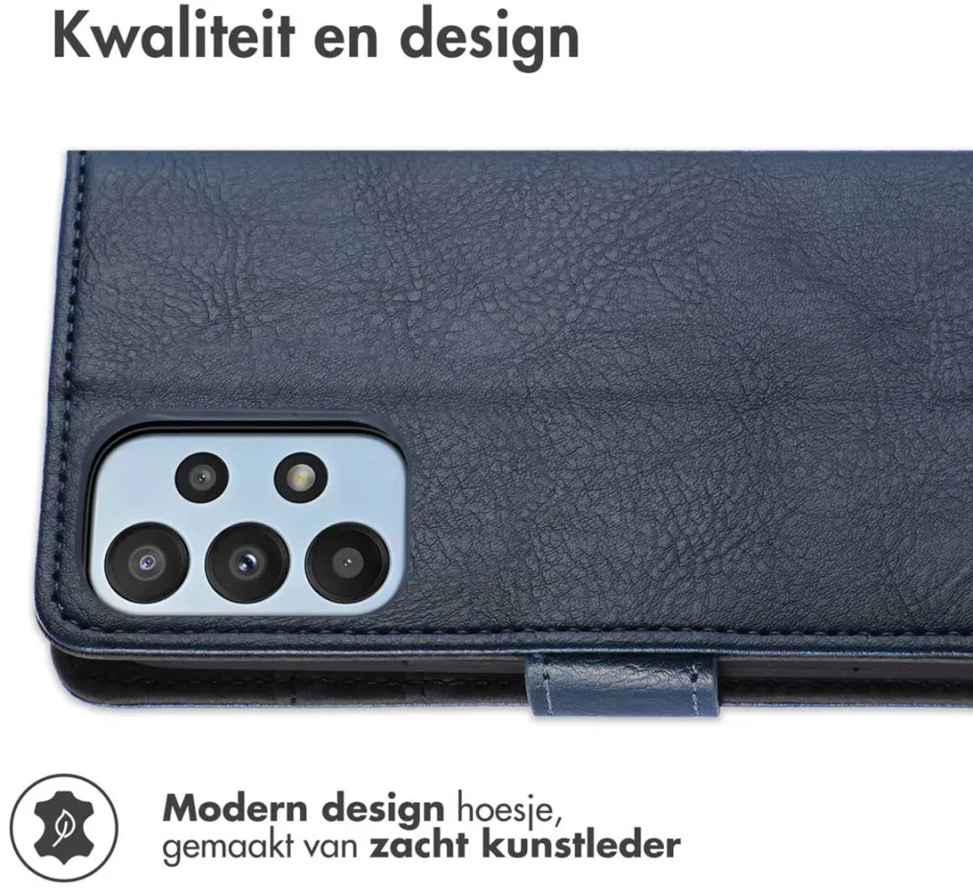 Imoshion Hoesje Samsung Galaxy A23 5G - 3 Pasjes - Donkerblauw