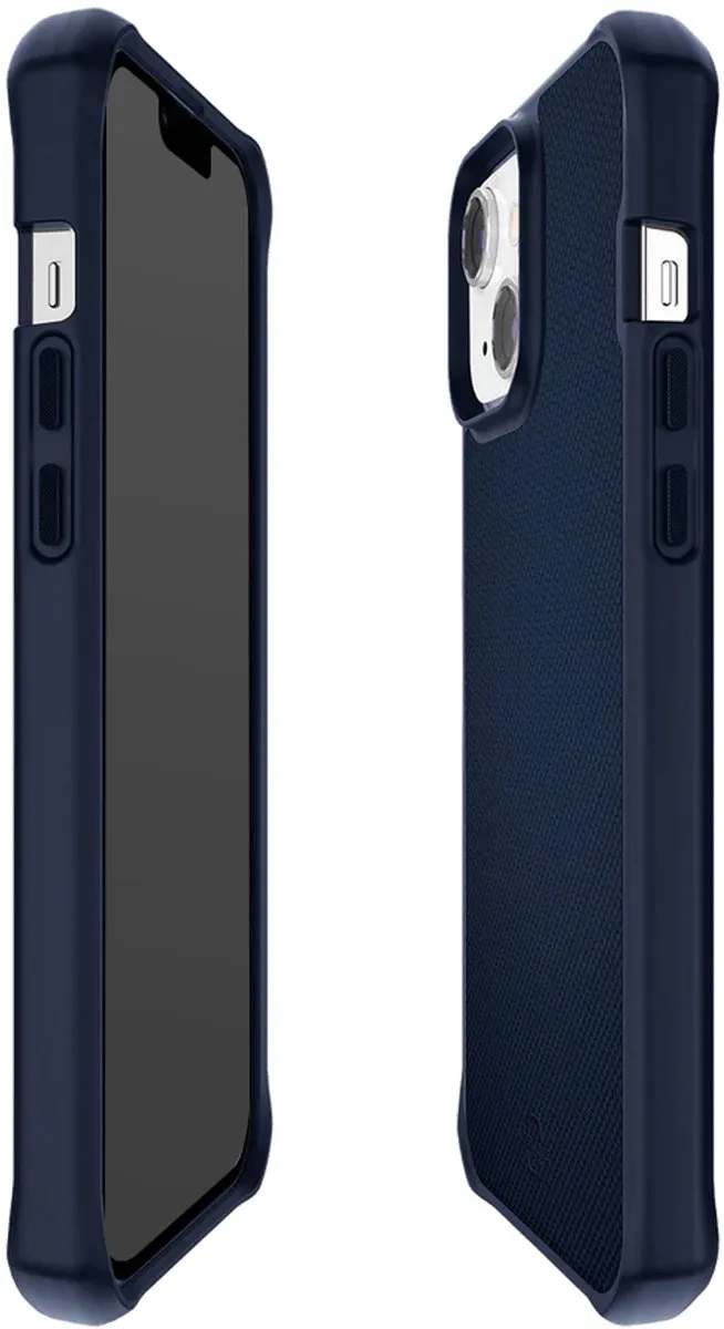 Itskins Hoesje iPhone 14 Plus Ballistisch Nylon - Blauw
