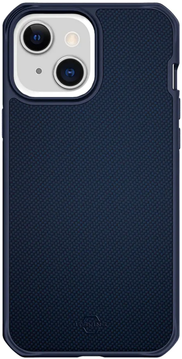 Itskins Hoesje iPhone 14 Plus Ballistisch Nylon - Blauw
