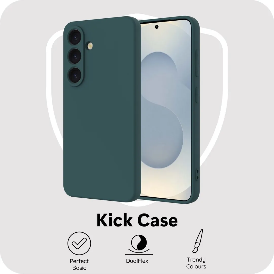 Just in Case Hoesje Samsung Galaxy S25 - Groen - 8504401 - afbeelding 6 van 6