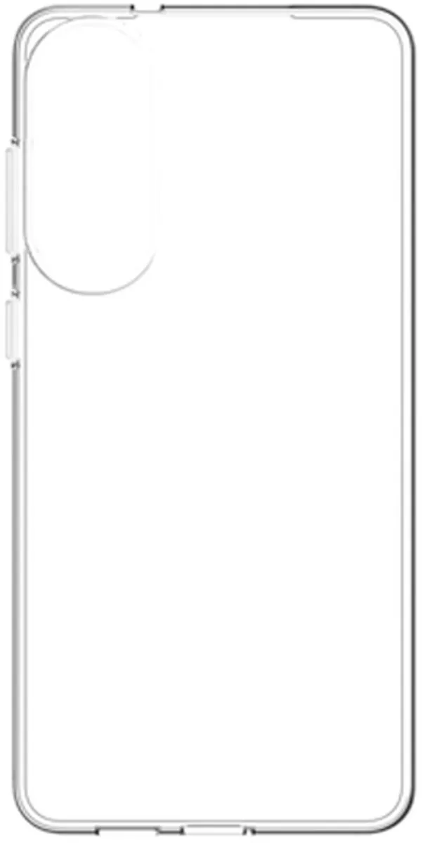 Just in Case Siliconen Hoesje Samsung Galaxy S25 Edge - Transparant