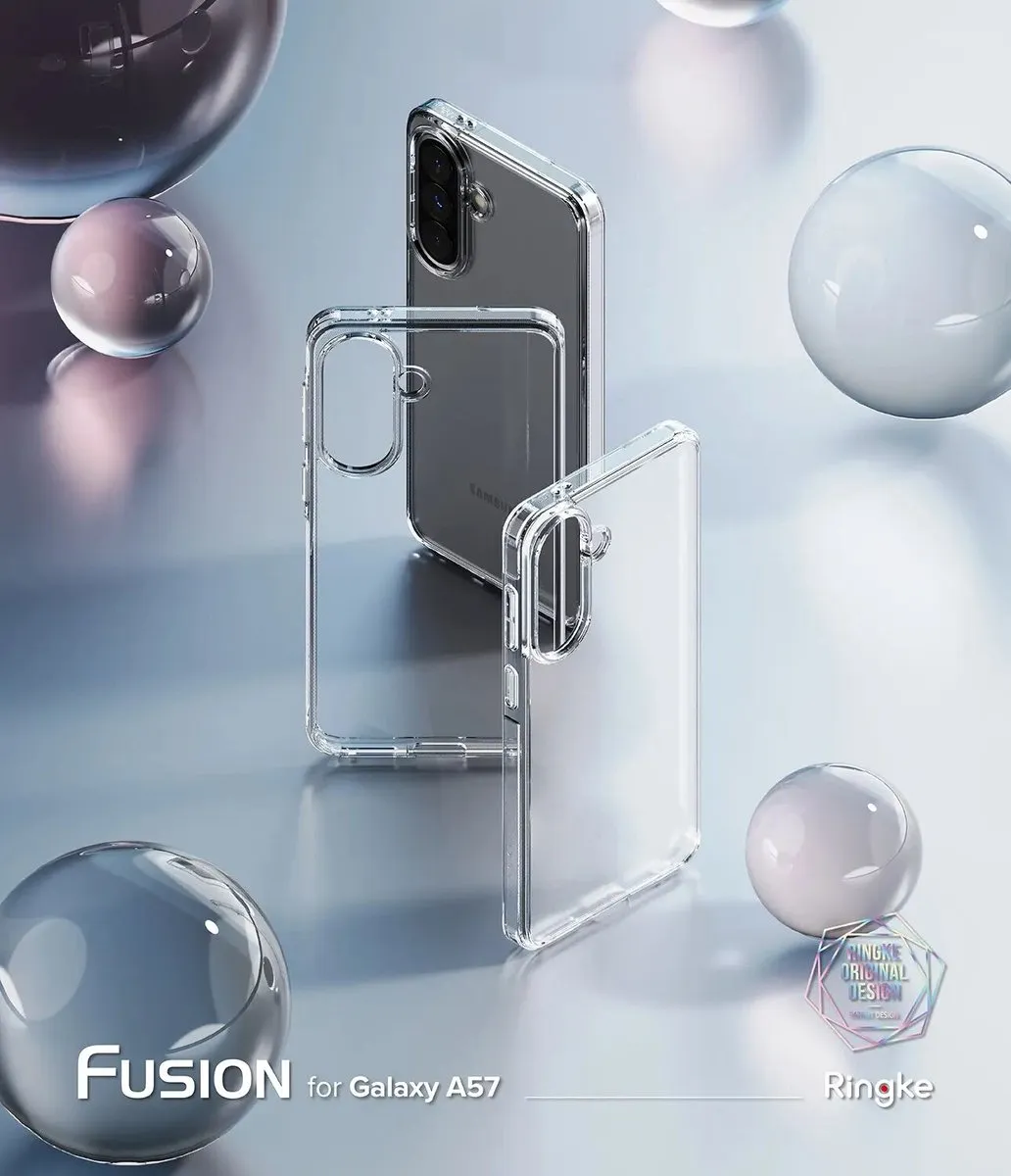 Ringke Fusion Hoesje Samsung Galaxy A57 - Antikrascoating - Transparant