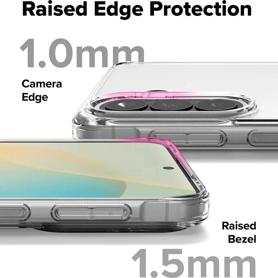 Ringke Fusion Hoesje Samsung Galaxy A57 - Antikrascoating - Transparant