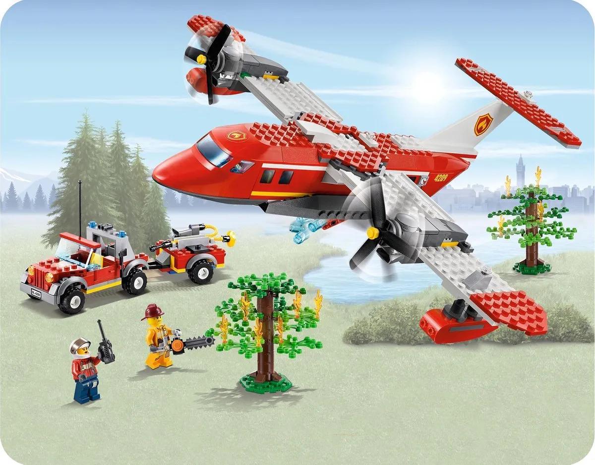 LEGO City Blusvliegtuig 4209 - 522 Stukken
