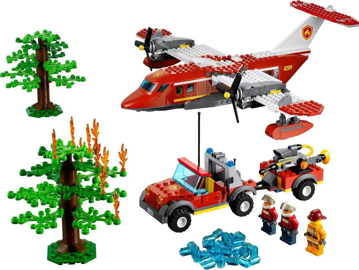 LEGO City Blusvliegtuig 4209 - 522 Stukken