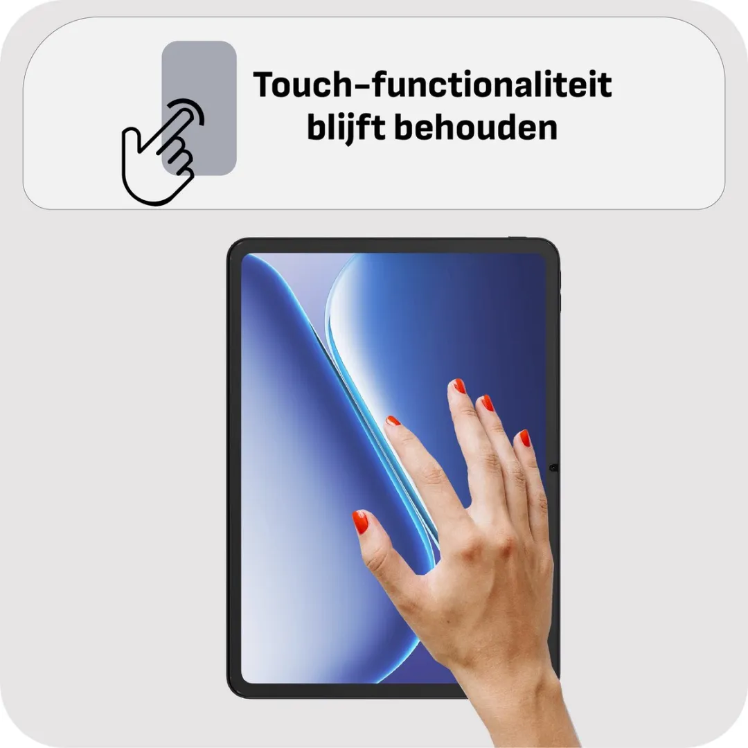 Just in Case TON2868SG0 Screenprotector - OnePlus Pad Go 2 - Transparant - afbeelding 6 van 6