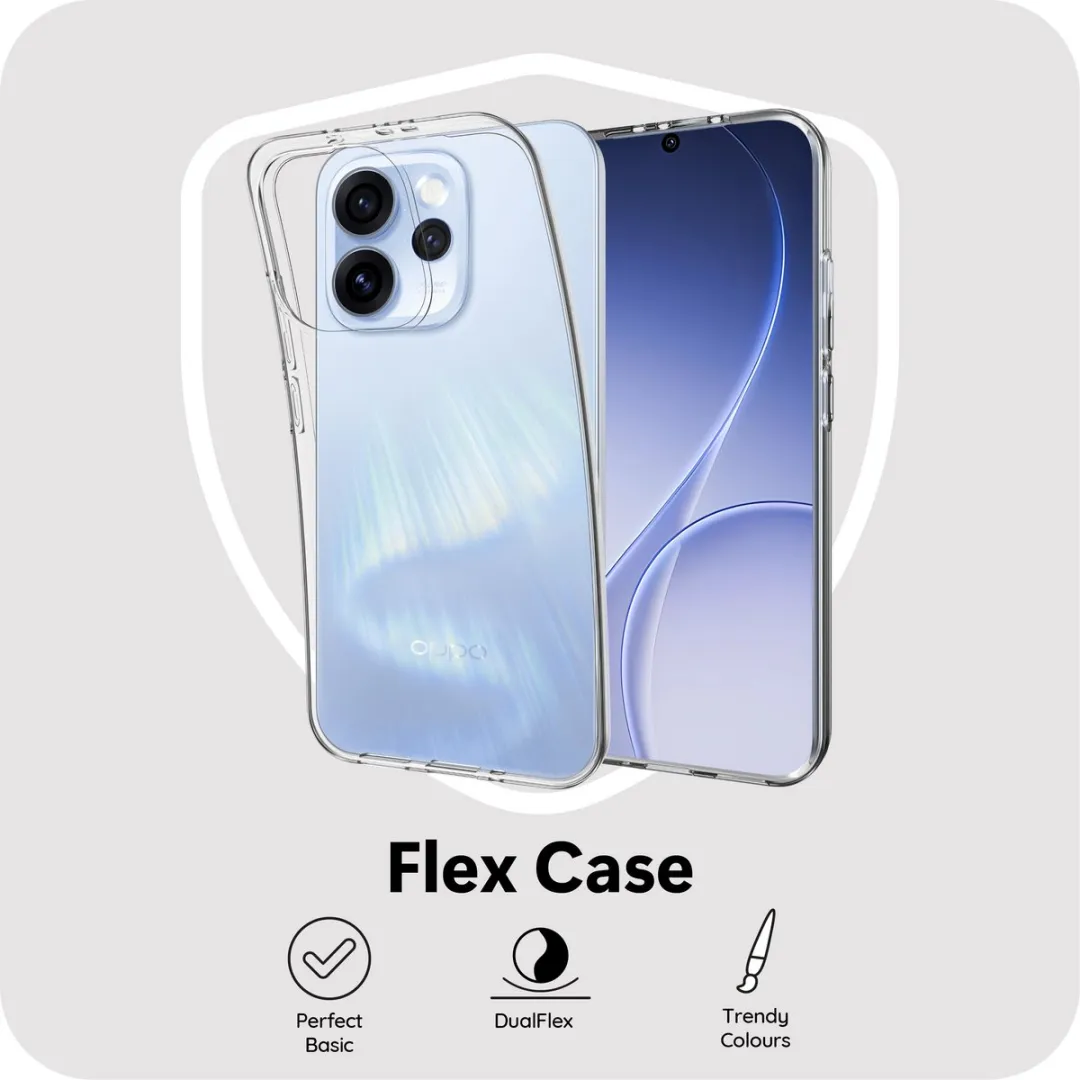 Just in Case Oppo Reno 15 Siliconen Hoesje - Transparant MOO2879KL0