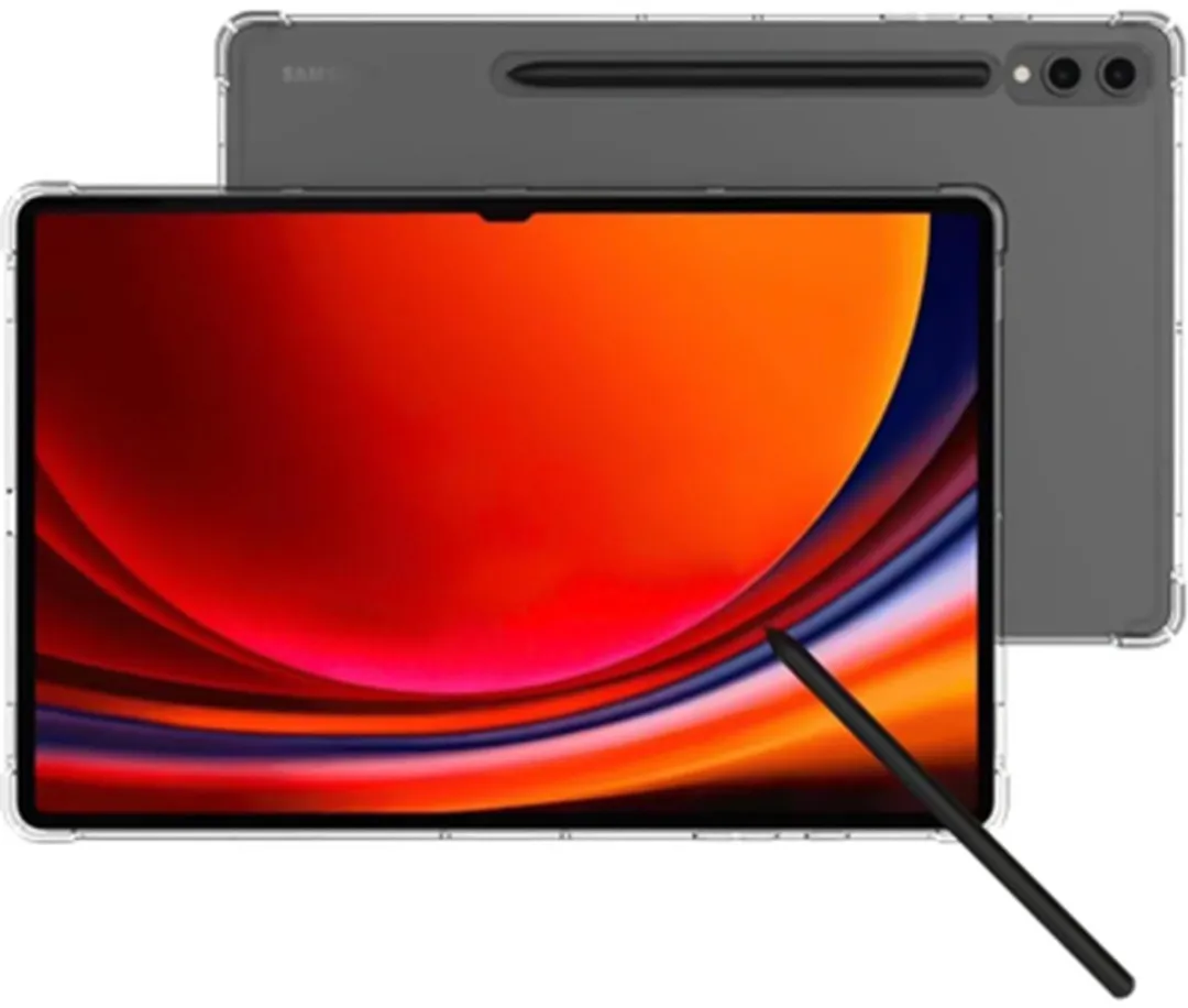 Just in Case Siliconen Hoes Samsung Galaxy Tab S10+/S9 FE+/S9+ - Transparant