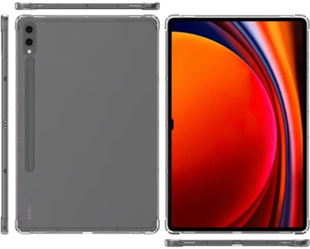 Just in Case Siliconen Hoes Samsung Galaxy Tab S10+/S9 FE+/S9+ - Transparant