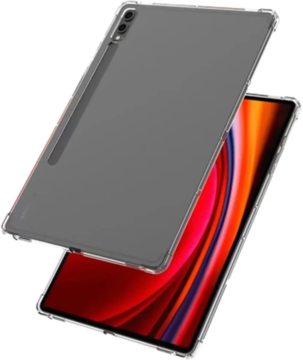 Just in Case Siliconen Hoes Samsung Galaxy Tab S10+/S9 FE+/S9+ - Transparant