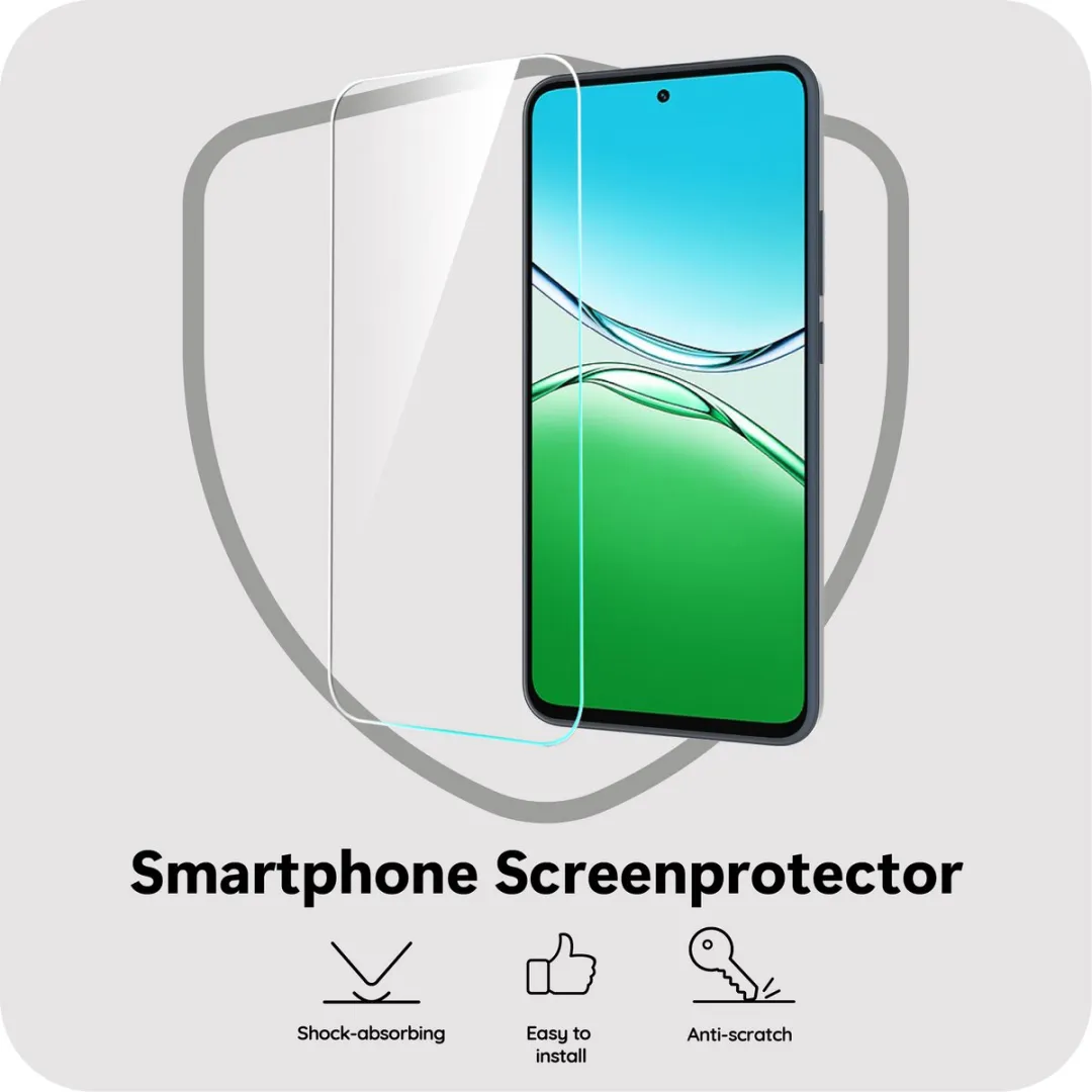 Just in Case Screenprotector Oppo A5M - Gehard Glas
