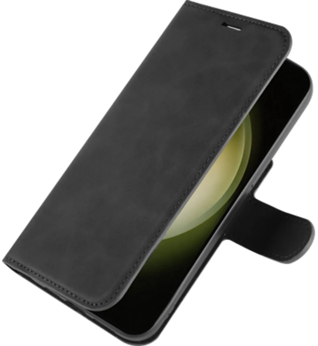 Just in Case Samsung Galaxy S23 Hoesje - Pasjeshouder 4 Stuks - Zwart