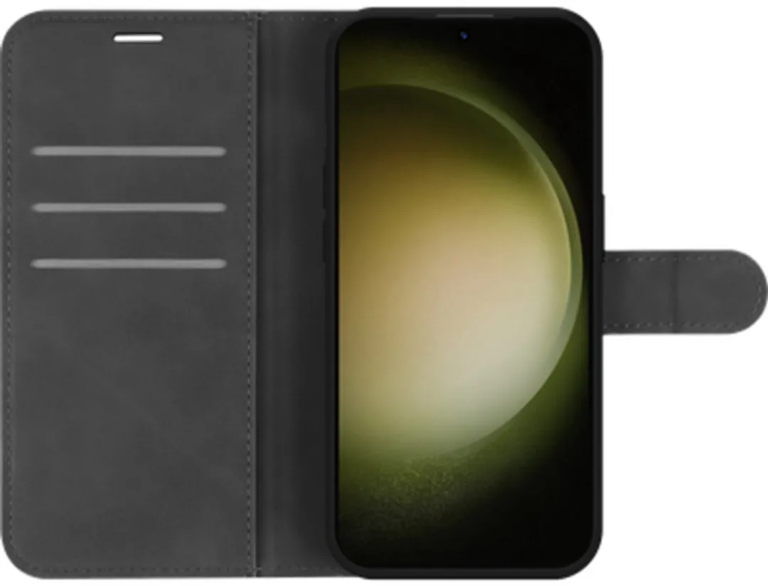 Just in Case Samsung Galaxy S23 Hoesje - Pasjeshouder 4 Stuks - Zwart