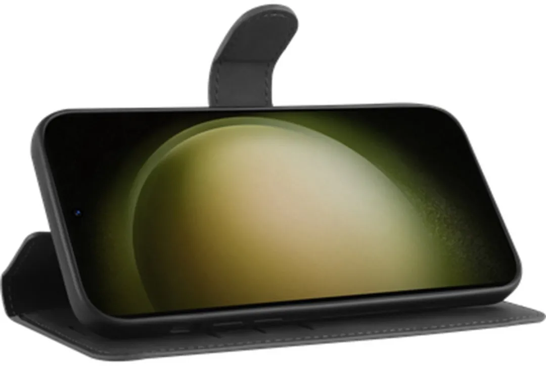 Just in Case Samsung Galaxy S23 Hoesje - Pasjeshouder 4 Stuks - Zwart