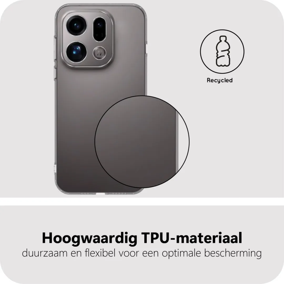 Just in Case Hoesje Oppo Find X9 MOO2855KL0L - Transparant