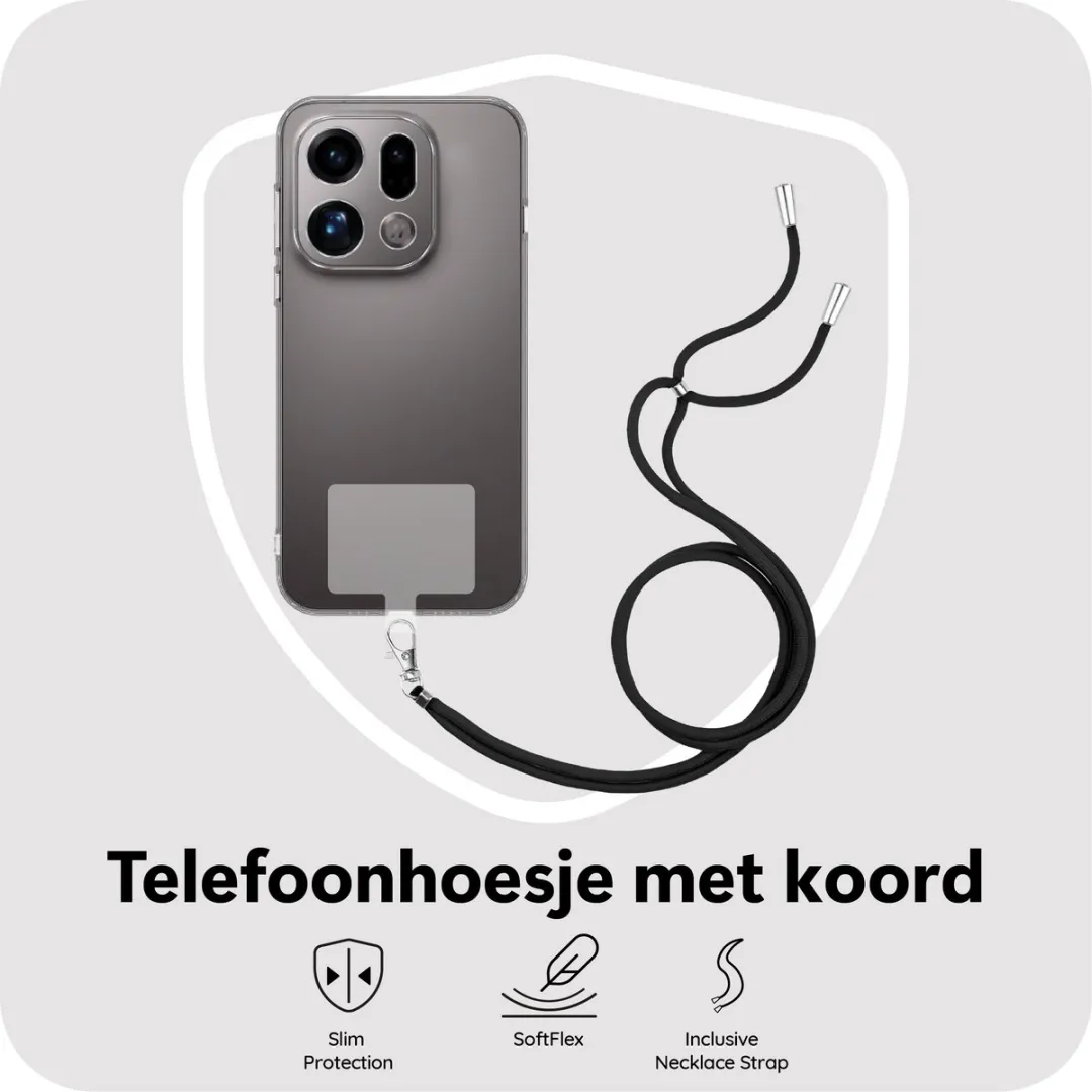 Just in Case Hoesje Oppo Find X9 MOO2855KL0L - Transparant