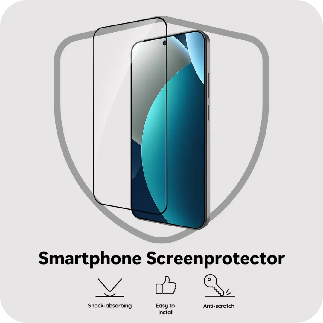 Just in Case Screenprotector Xiaomi Redmi Note 15 Pro 4G - Full Cover Gehard Glas