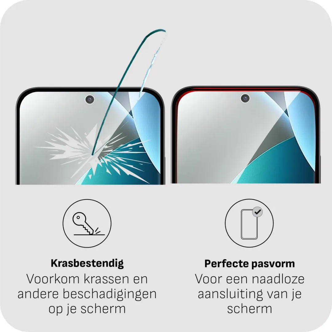 Just in Case Screenprotector Xiaomi Redmi Note 15 Pro 4G - Full Cover Gehard Glas