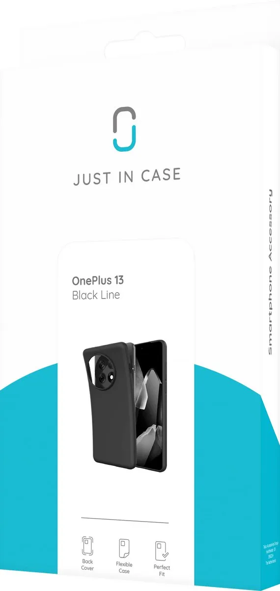 Just in Case Siliconen Hoesje OnePlus 13 - Zwart