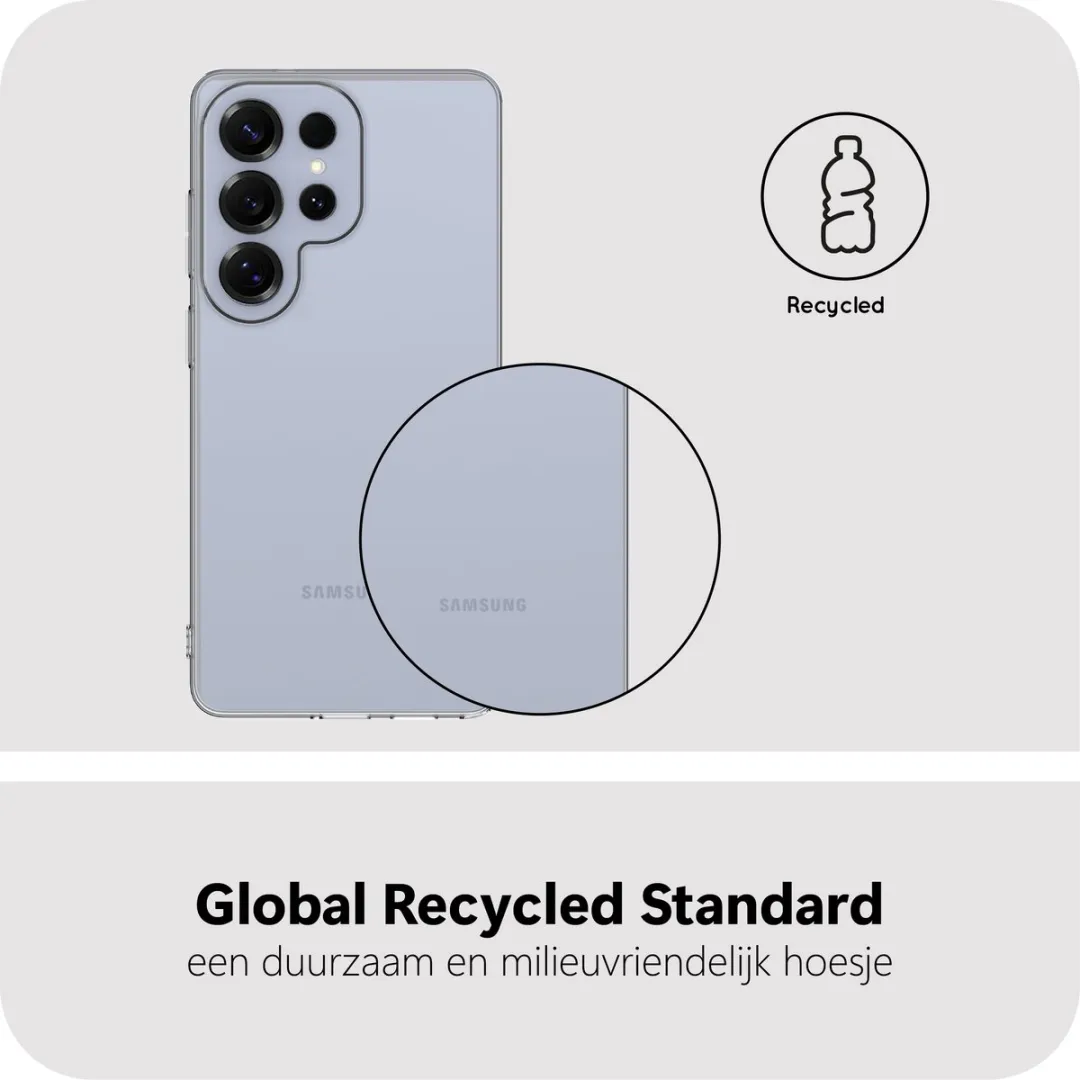 Just in Case Siliconen Hoesje Samsung Galaxy S26 Ultra MSA2837ZC0 - Transparant