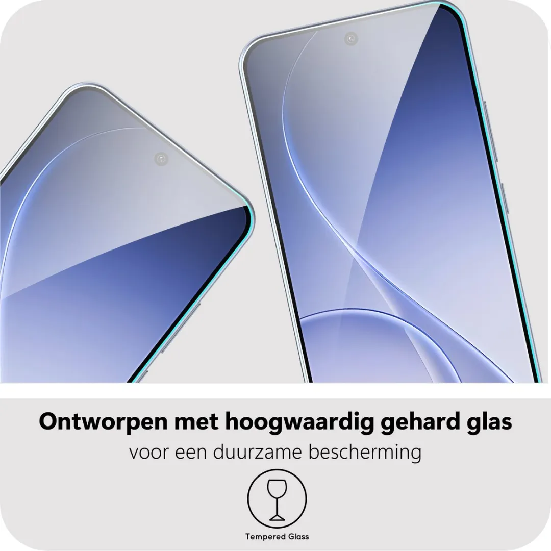 Just in Case Screenprotector Oppo Reno 15F - Gehard Glas - afbeelding 6 van 6