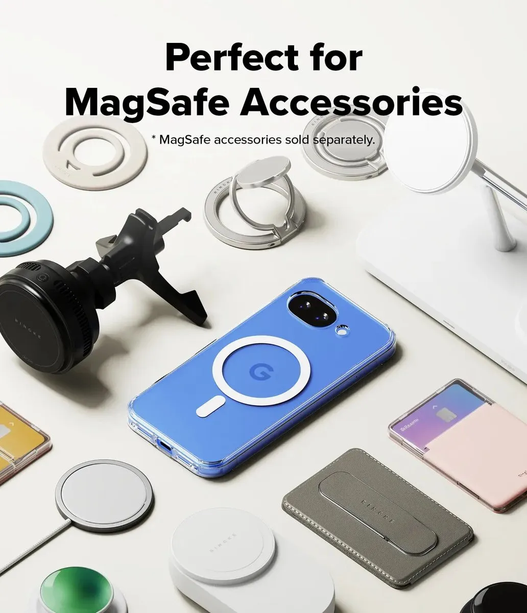 Ringke Fusion Magnetic Hoesje Google Pixel 10a - Transparant