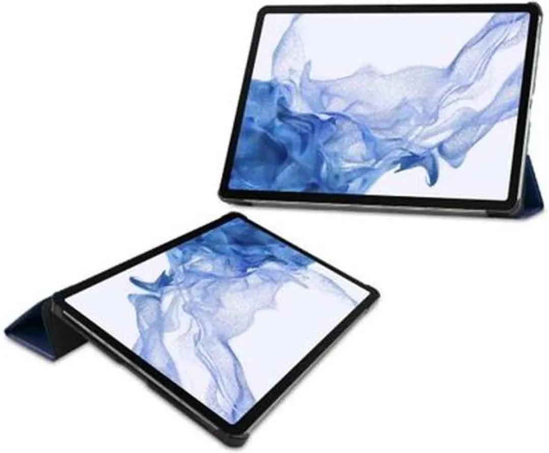 Just in Case Tablethoes TriFold Bookcase 4211845 - Samsung Galaxy Tab S8+ - Blauw