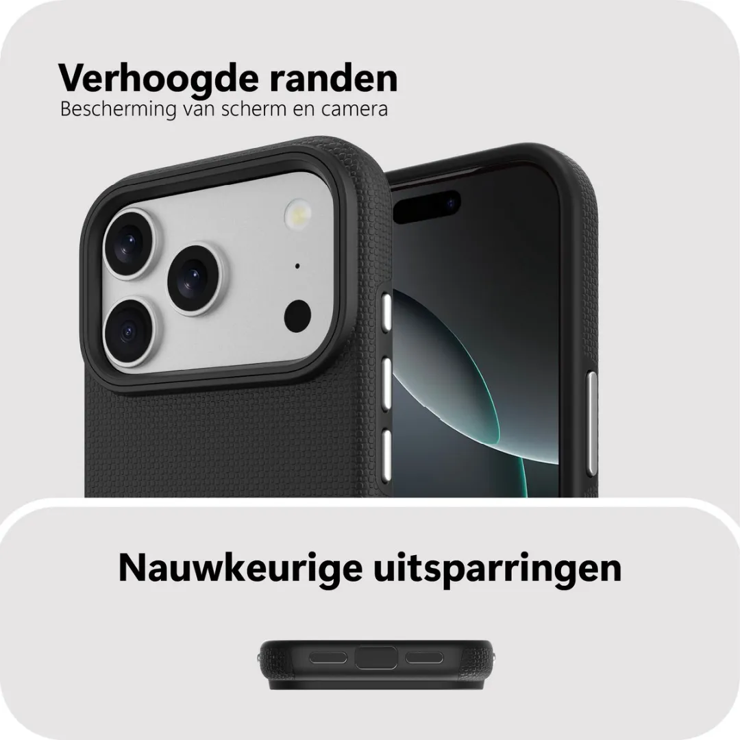 Just in Case iPhone 17 Pro Hoesje MAP2762AG1 - Zwart
