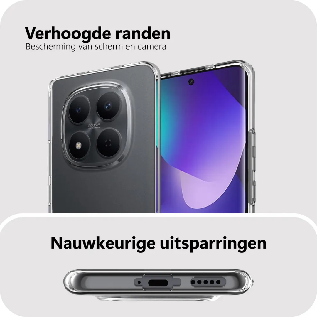 Just in Case Hoesje Xiaomi Redmi Note 15 MXM2858KL0L - Transparant