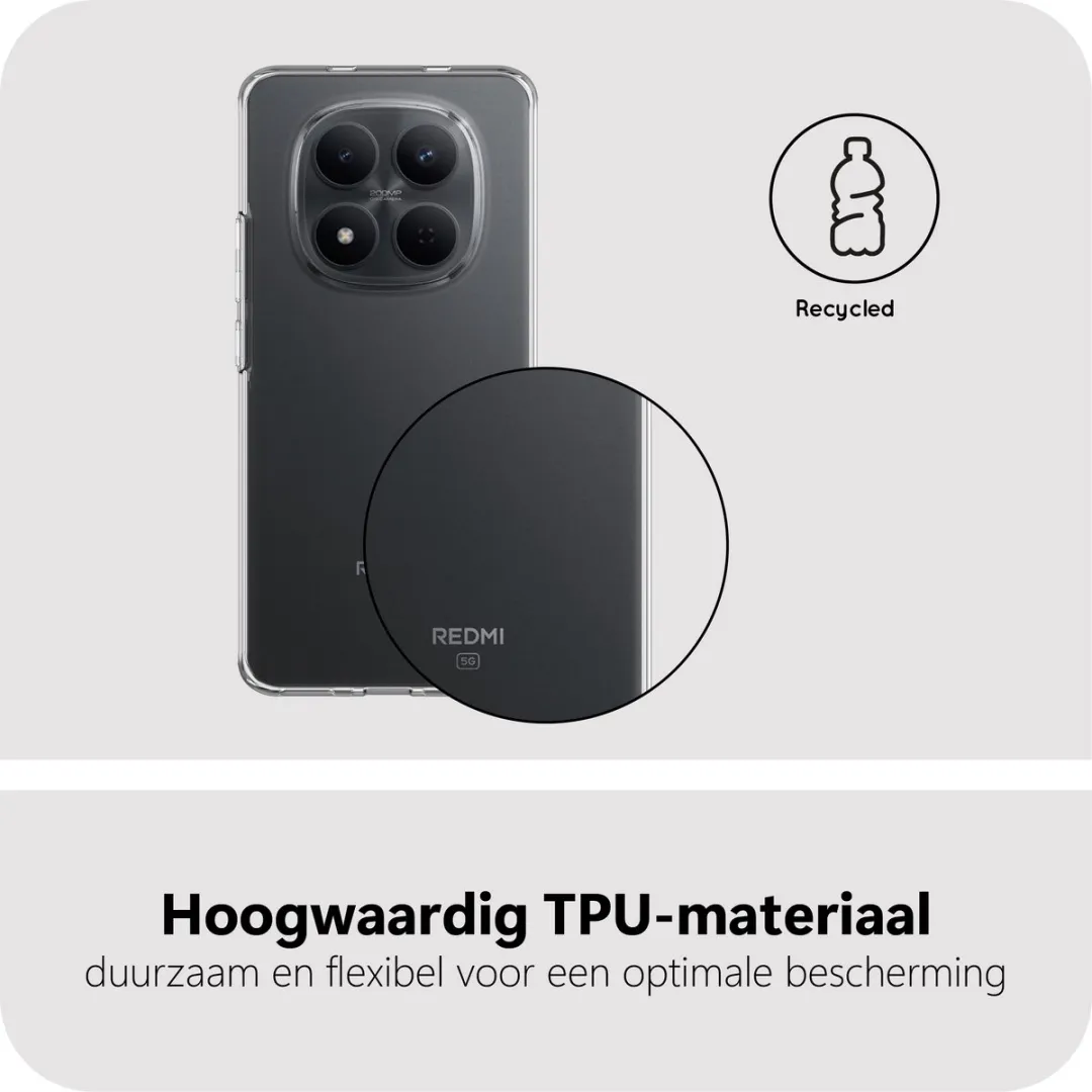Just in Case Hoesje Xiaomi Redmi Note 15 MXM2858KL0L - Transparant