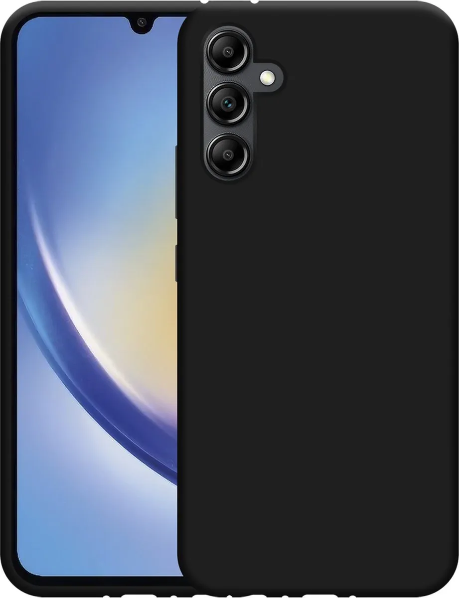 Just in Case Hoesje Samsung Galaxy A34 5G - Zwart - 8045904