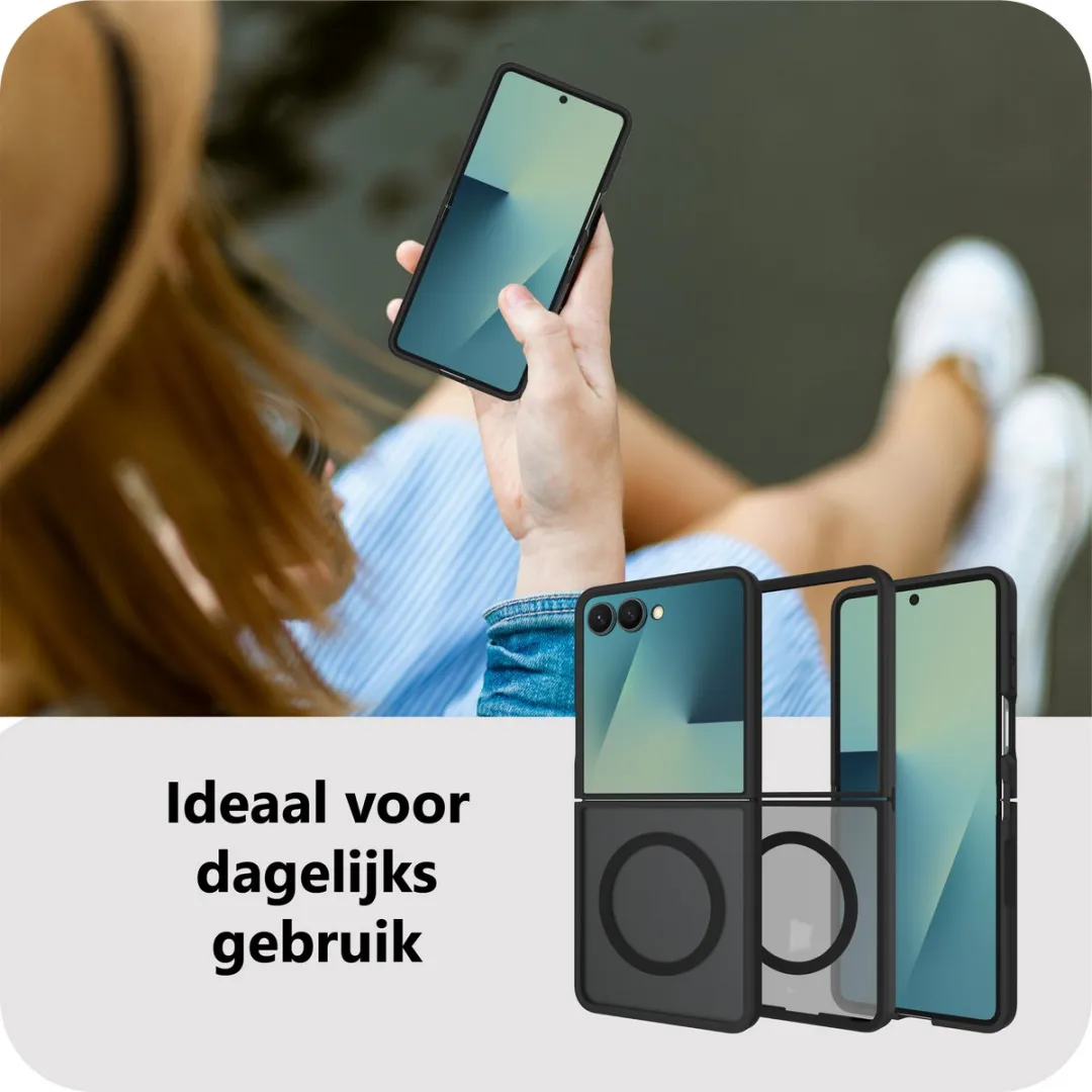 Just in Case MSA2757AE1M Hoesje - Samsung Galaxy Z Flip7 - Zwart
