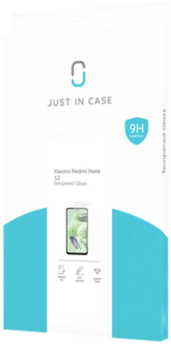 Just in Case Xiaomi Redmi Note 12 5G Screenprotector - Gehard Glas
