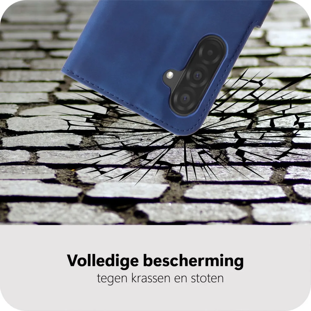 Just in Case MSA2870PW7 Hoesje - Samsung Galaxy A37 - 4 Pasjes - Blauw