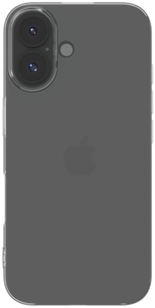 Just in Case iPhone 16 Siliconen Hoesje - Transparant - MPN 8332387