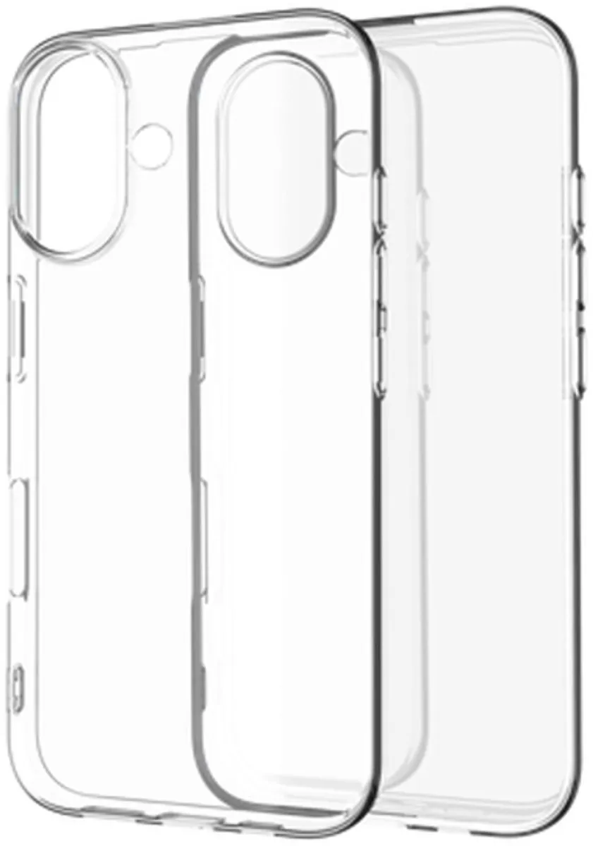 Just in Case iPhone 16 Siliconen Hoesje - Transparant - MPN 8332387