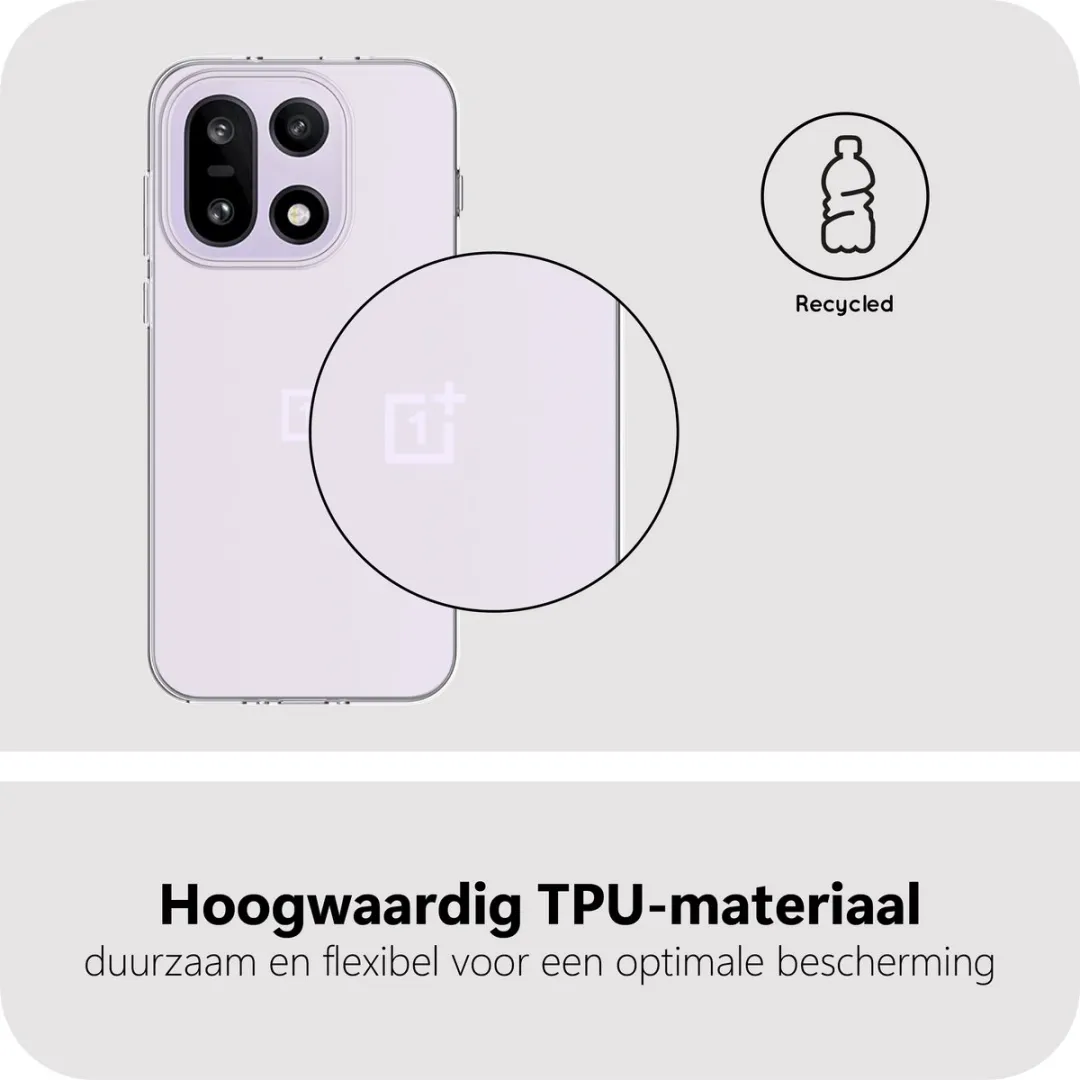 Just in Case Siliconen Hoesje OnePlus 15 MON2828KL0 - Transparant - afbeelding 6 van 6